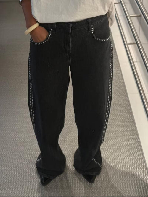 Calima | Weite Hoch taillierte Jeans