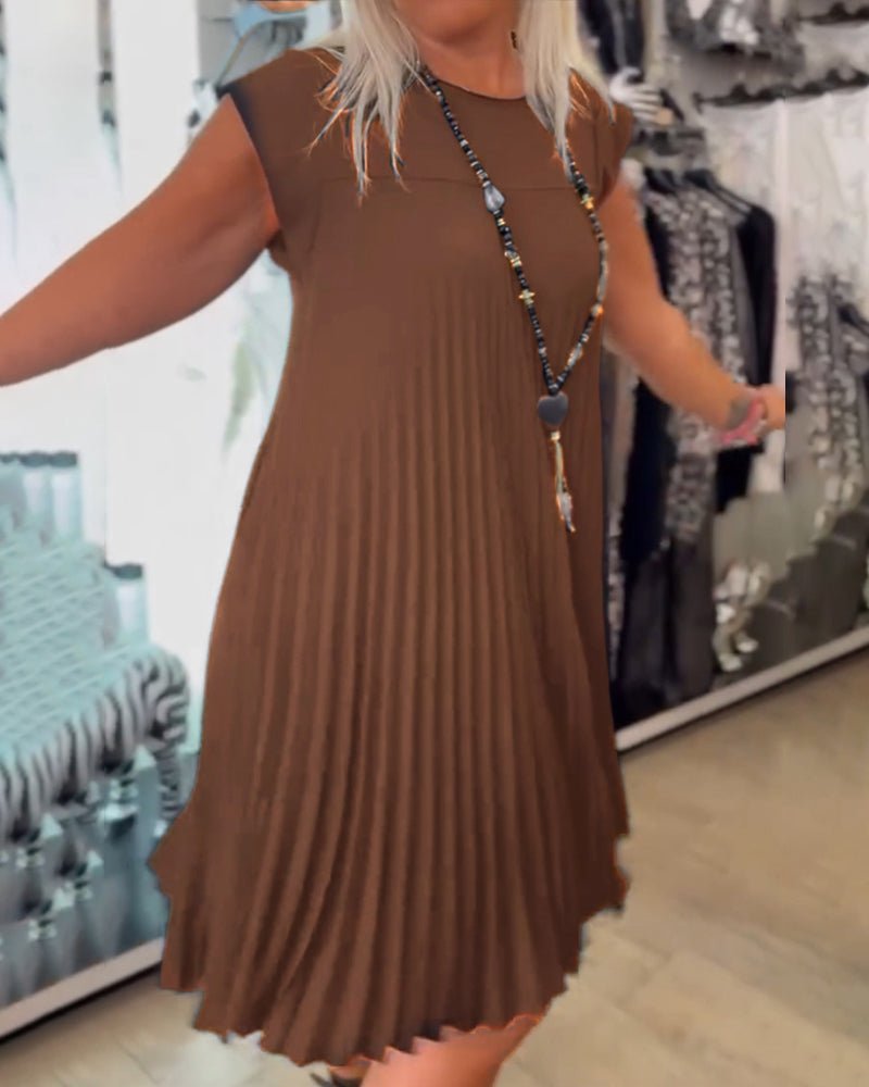 Noami™ | Freizeitkleid mit Rundhalsausschnitt | 50% RABATT - Finezo.de