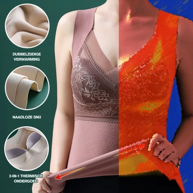 ThermoBra™ | 2 - in - 1 integrierter BH thermische Unterwäsche | 1+1 GRATIS - Finezo.de