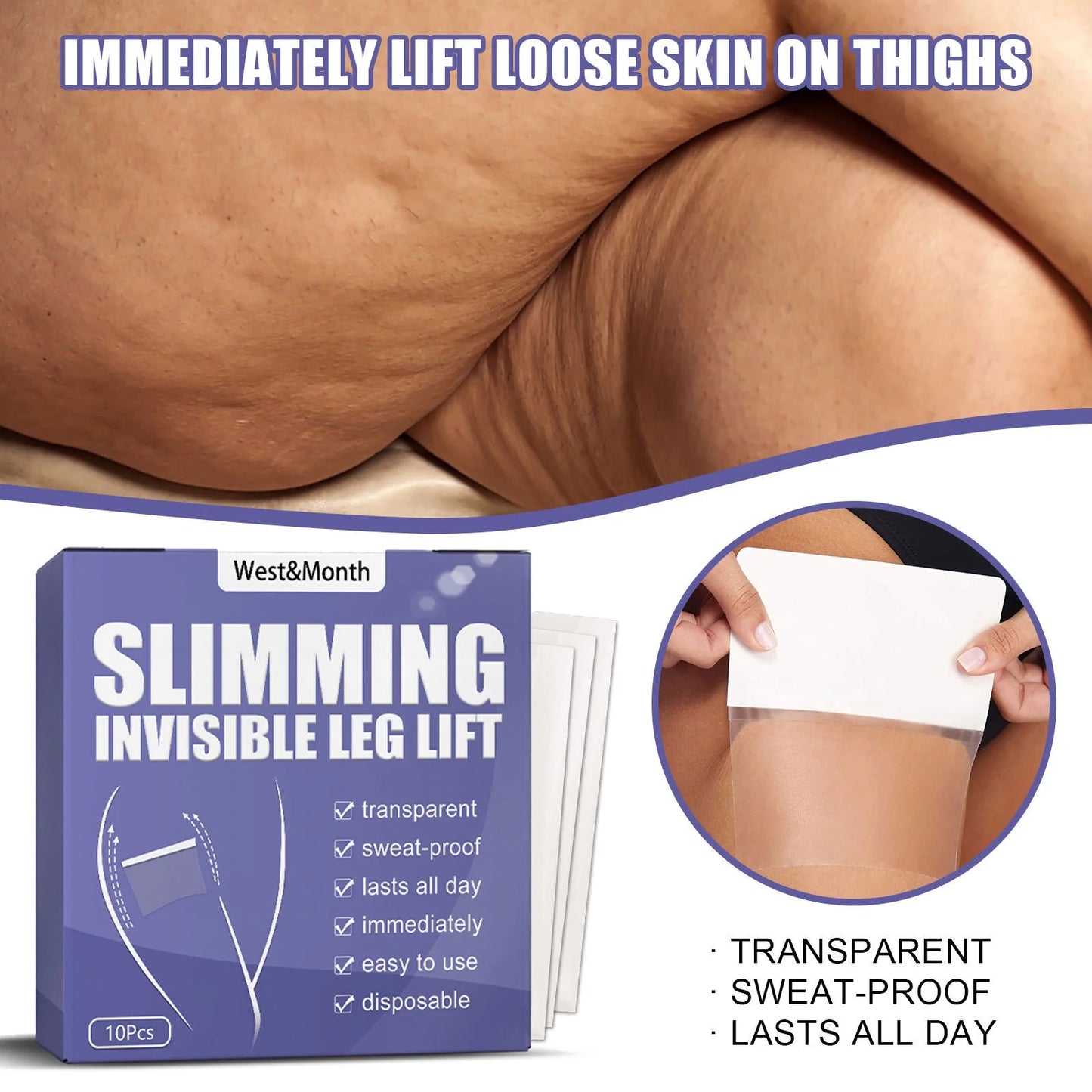 SlimPads™ | Unsichtbare Hautstraffer-Pflaster - 1+2 GRATIS