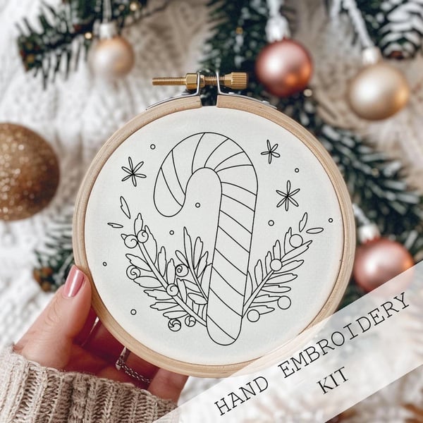 MerryStitch™ | Handgemaakte Weihnachts - Stickset für Anfänger - Finezo.de