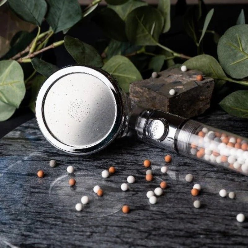 HydroLux™| Duschkopf mit mineralien Wasserfilter - Finezo.de