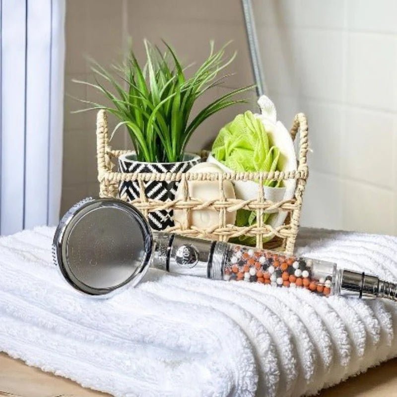 HydroLux™| Duschkopf mit mineralien Wasserfilter - Finezo.de