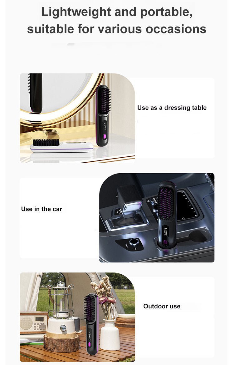 Eleganter Haarglätter Kamm - Finezo.de