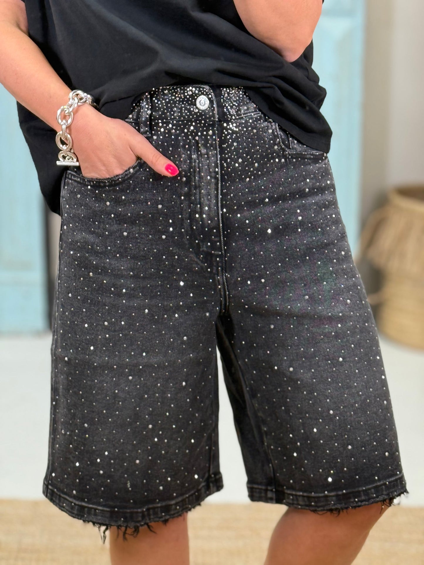 Glamouröse Bermuda - Shorts - Finezo.de