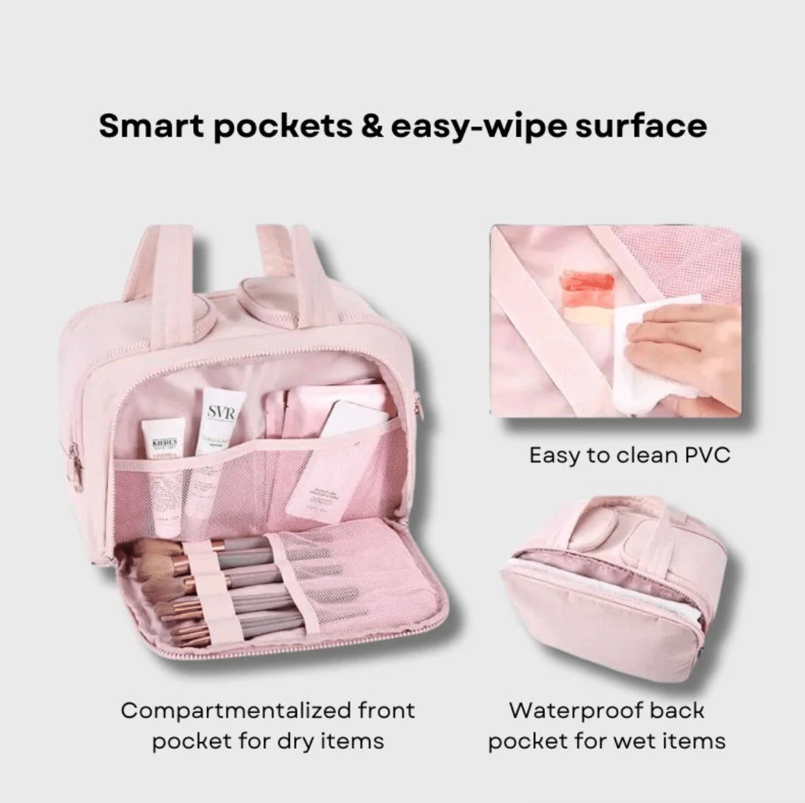 Reisefreundliche Kosmetiktasche - Finezo.de