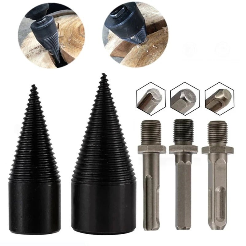 WoodSplit™ | Universal - Spaltbohrer für effizientes Holzspalten ohne Axt - Finezo.de