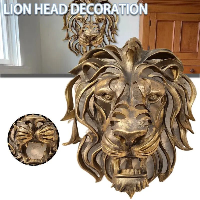 LionsHead™ | Wanddekoration Stärke, Luxus und Exklusivität für Ihr Interieur - Finezo.de