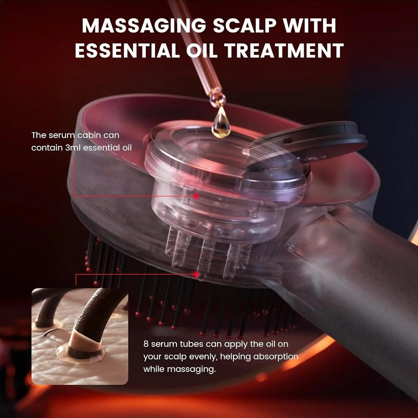 Sensa Scalp™ | Multifunktionaler Kopfhautmassagegerät