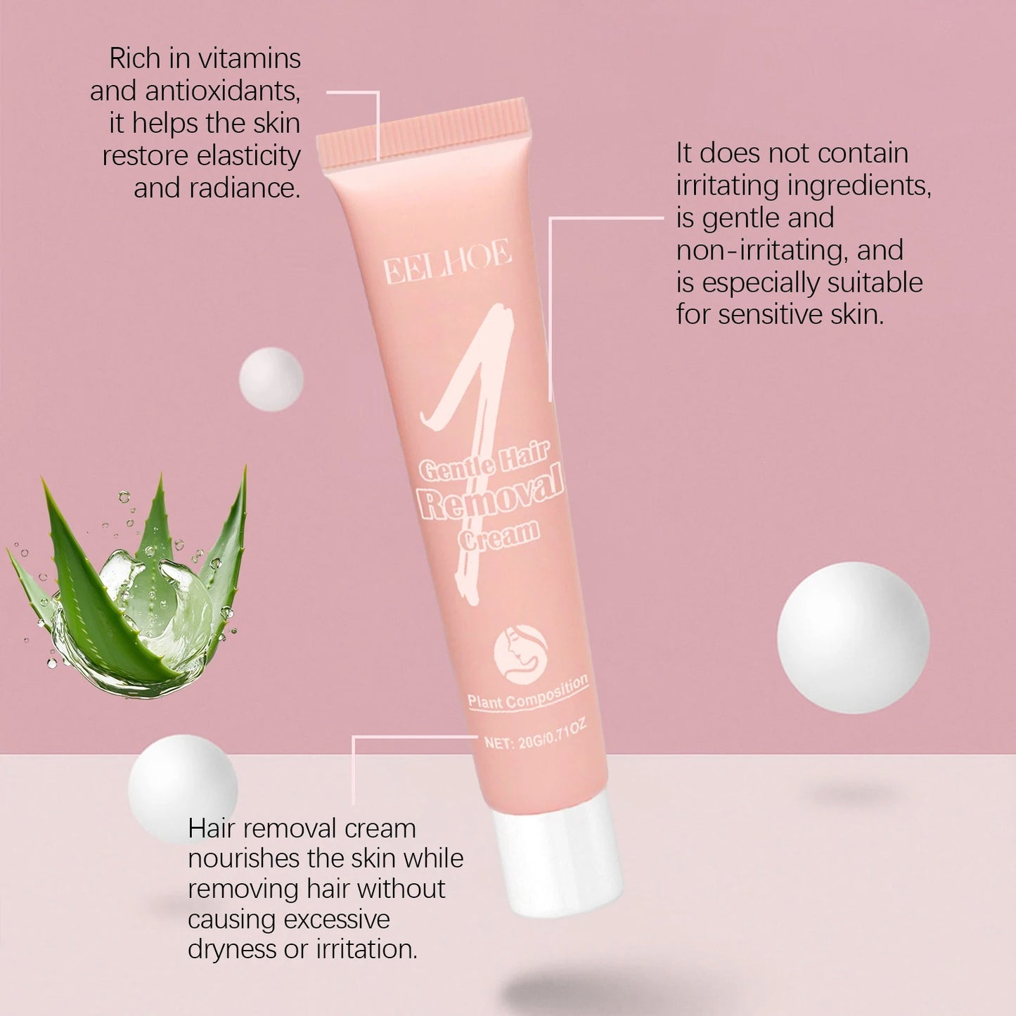 Schmerzlostes Haarentfernung Creme Set für Damen - Finezo.de