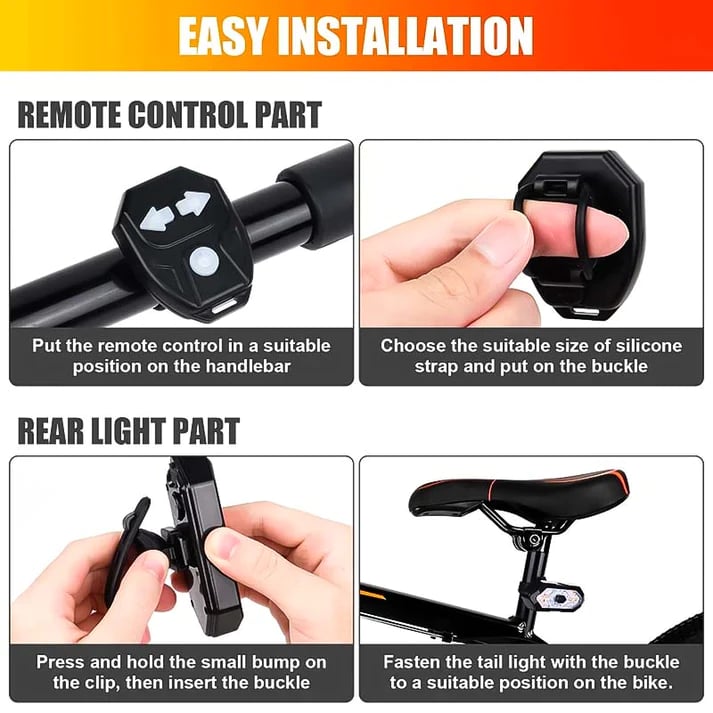 Blink™ | Fahrradlampe mit Blinker | 50% RABATT - Finezo.de