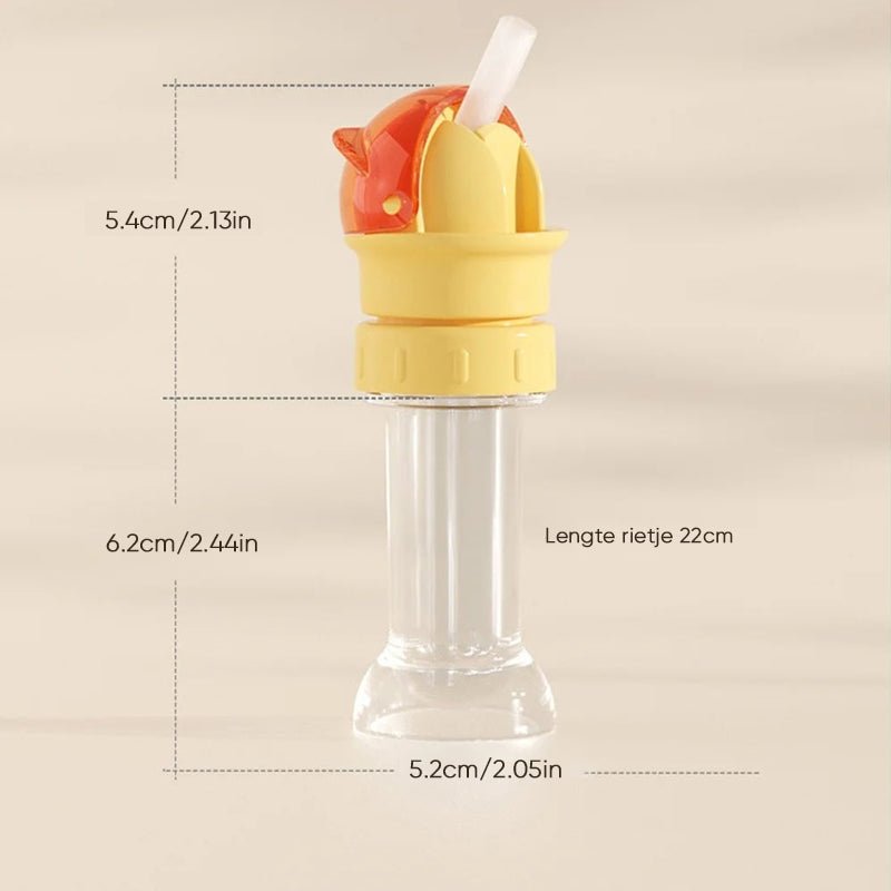 EasySip™ | Wiederverwendbare Kinder - Trinkwasserflasche mit Strohhalm | 1+1 GRATIS - Finezo.de
