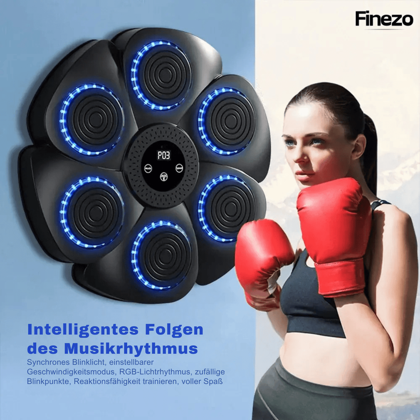 PowerPunch™ | Smart Music Boxing Machine - Für Ihre Fitness Transformation zu Hause| 50% RABATT - Finezo.de