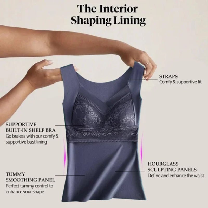 ThermoBra™ | 2-in-1 integrierter BH thermische Unterwäsche | 1+1 GRATIS