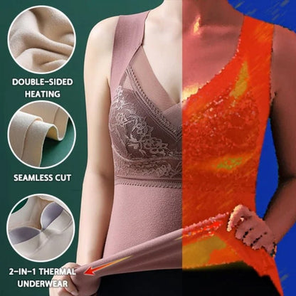 ThermoBra™ | 2-in-1 integrierter BH thermische Unterwäsche | 1+1 GRATIS