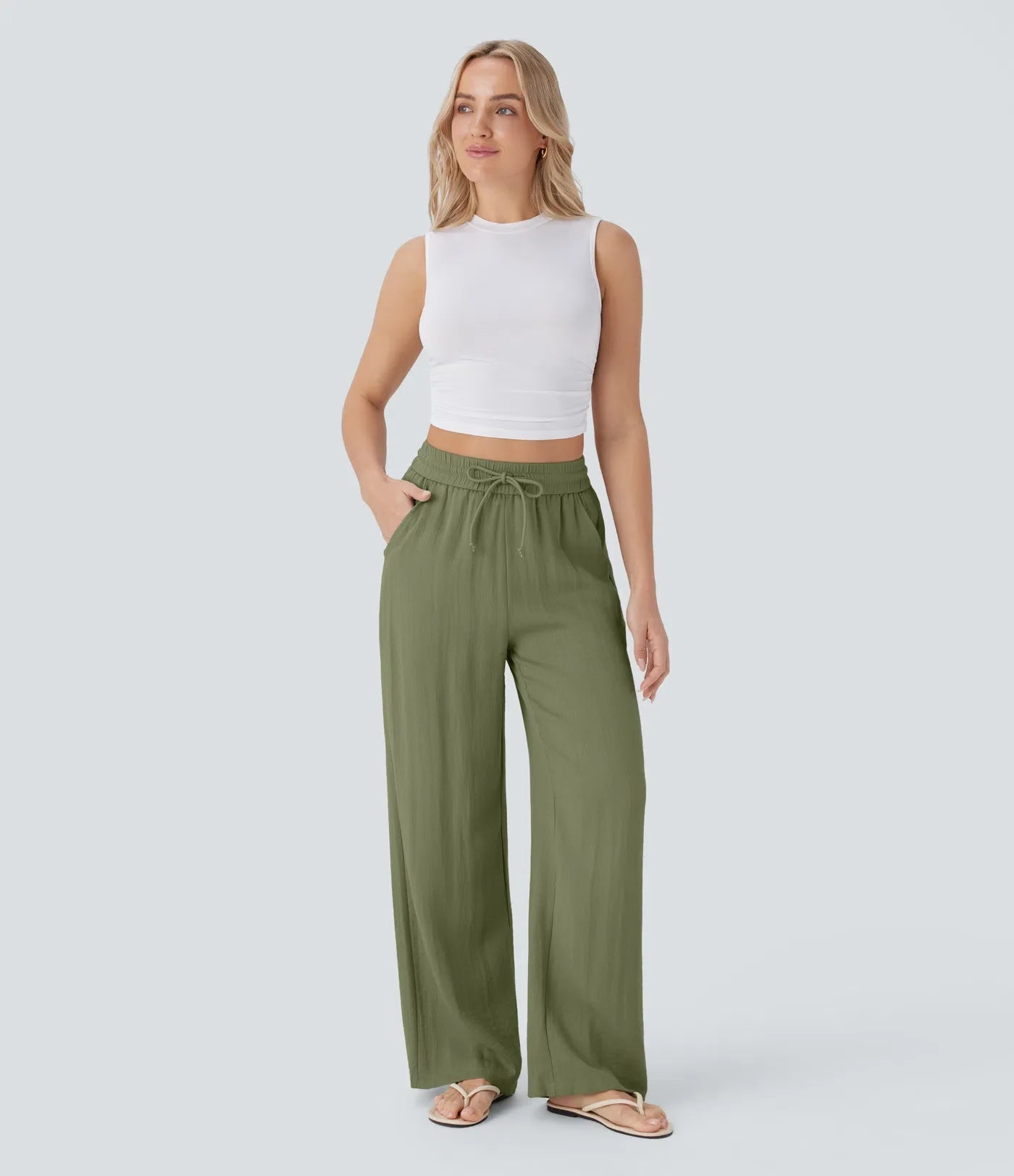 Lizaa | Legere & Luftige Leinenhose mit Eleganten Beinen | 50% RABATT - Finezo.de