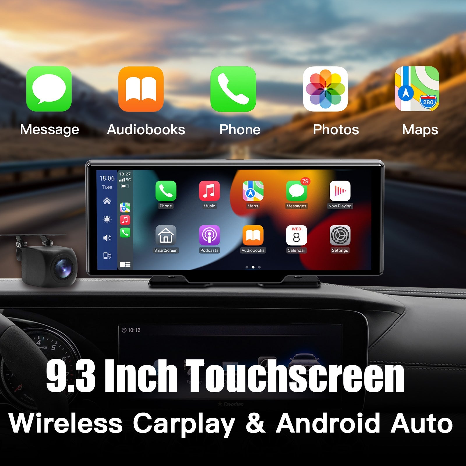 Visionplay™ | 10,25 Zoll IPS CarPlay & Android Auto Touchscreen | 50% RABATT - Finezo.de
