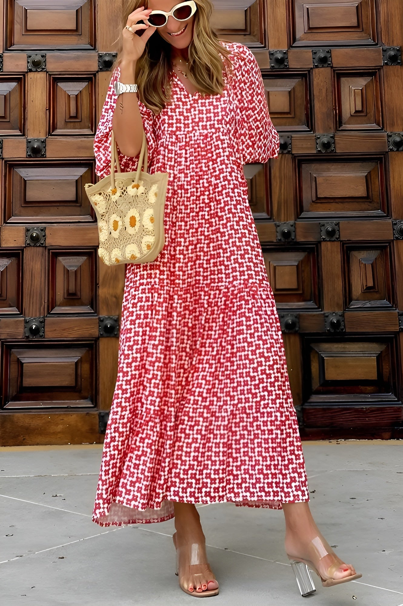 Amy™ | Casual Boho Bedrukte Maxi Jurk | 50% RABATT - Finezo.de
