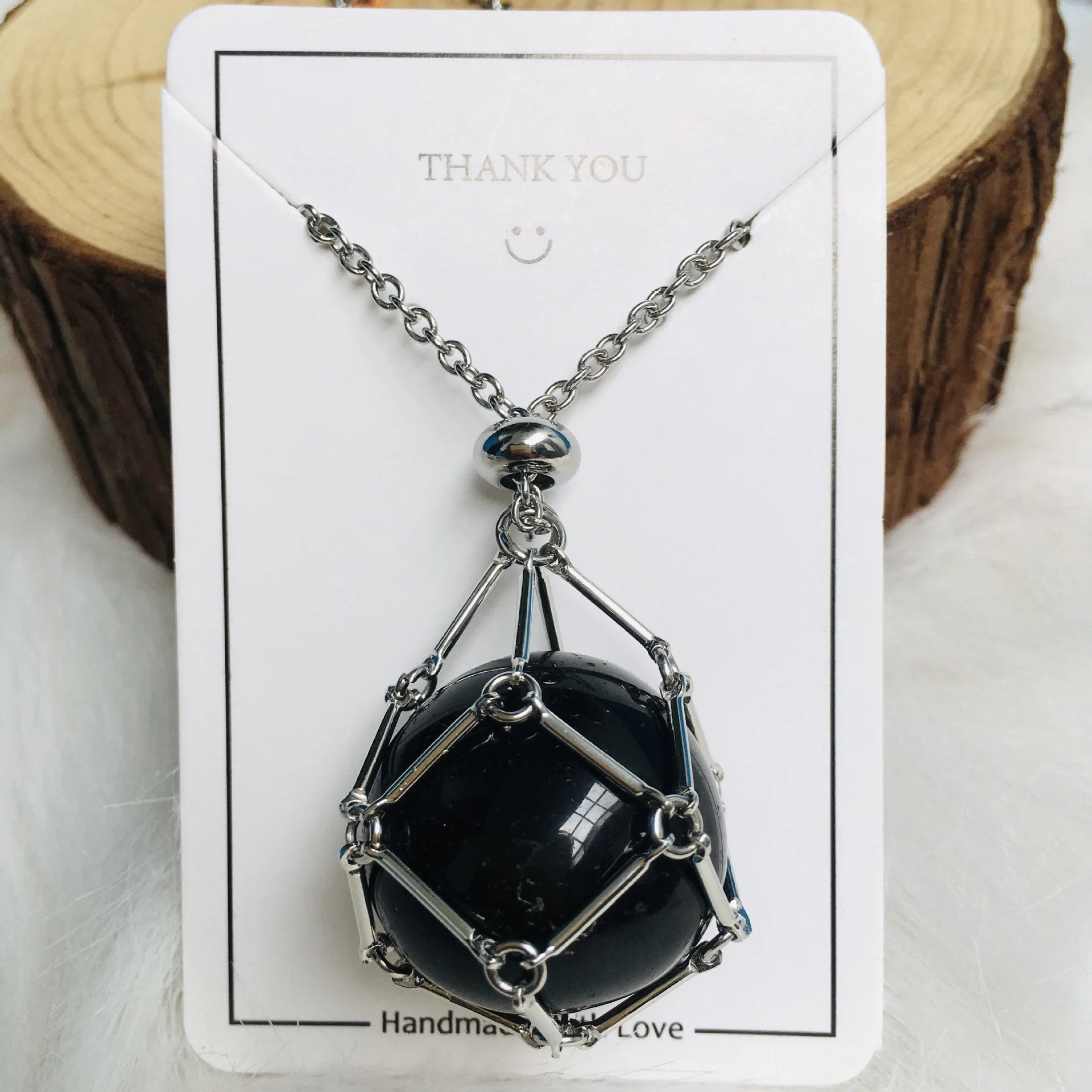 Gemlange™ | Verstelbare Kristallen Stenen Houder Ketting - Finezo.de