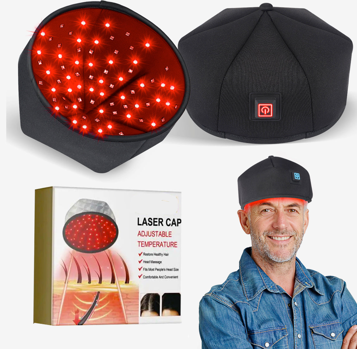 GrowHat™ | Red Light Hair Growth Cap | 50% RABATT