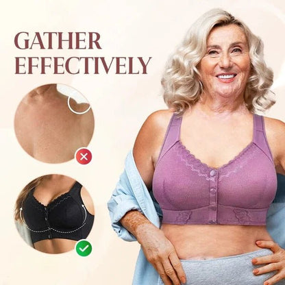 FrontFit™ | Atmungsaktiver BH mit voller Abdeckung | 1+1 GRATIS - Finezo.de