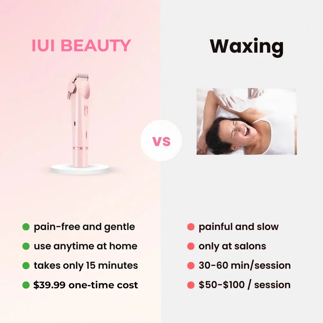 Nuvé™ | 2 in 1 Schmerzfreier Bikini- und Gesichts-Haartrimmer