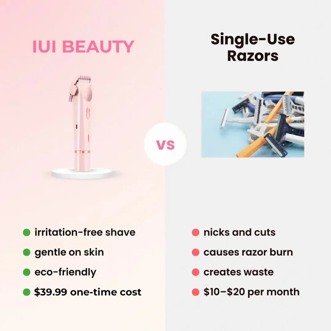 Nuvé™ | 2 in 1 Schmerzfreier Bikini- und Gesichts-Haartrimmer