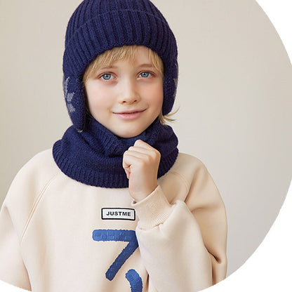 SnugCap™ | Kinderwinterfleece Schalanzug - Finezo.de