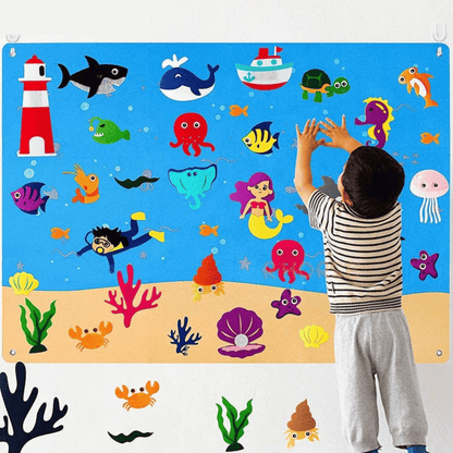 KidBoard™ | Endloses Entdecken und Spielen! - Filzbrett | 50% RABATt - Finezo.de