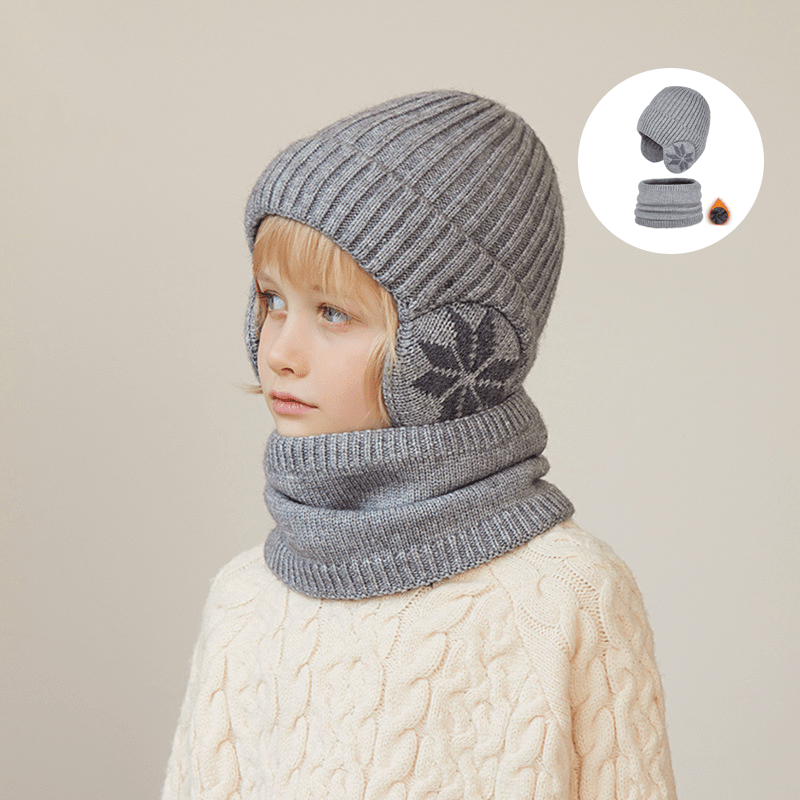 SnugCap™ | Kinderwinterfleece Schalanzug - Finezo.de