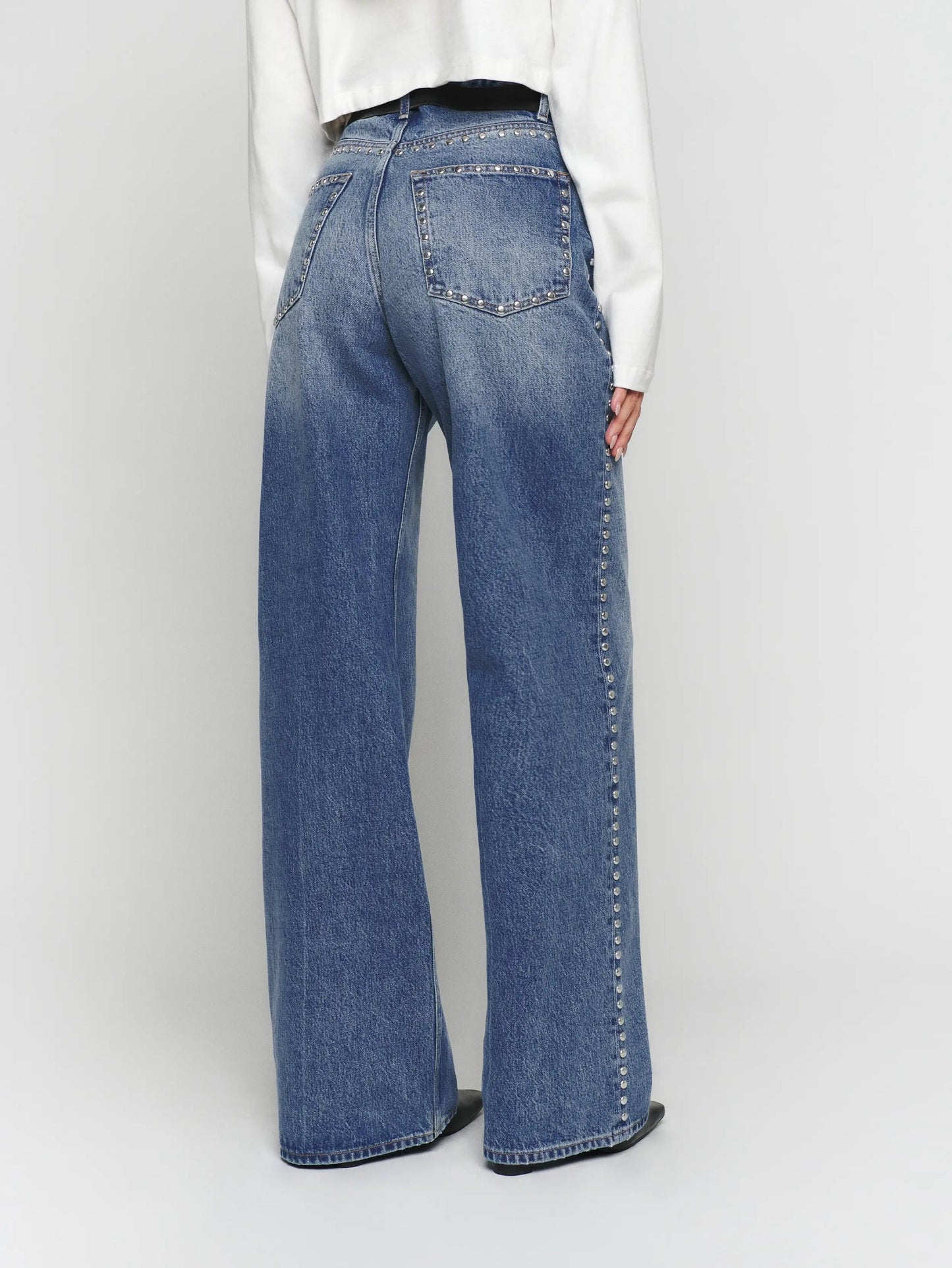 Calima | Weite Hoch taillierte Jeans