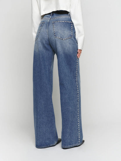 Calima | Weite Hoch taillierte Jeans