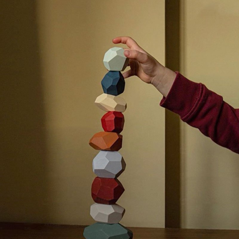 Woodies™ | Montessori Bauklötze - Nordic - Finezo.de