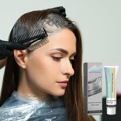SilverGlow™ | 2 - in - 1 Silber Haarfarbe & Natürlicher Extrakt - 1+1 GRATIS - Finezo.de