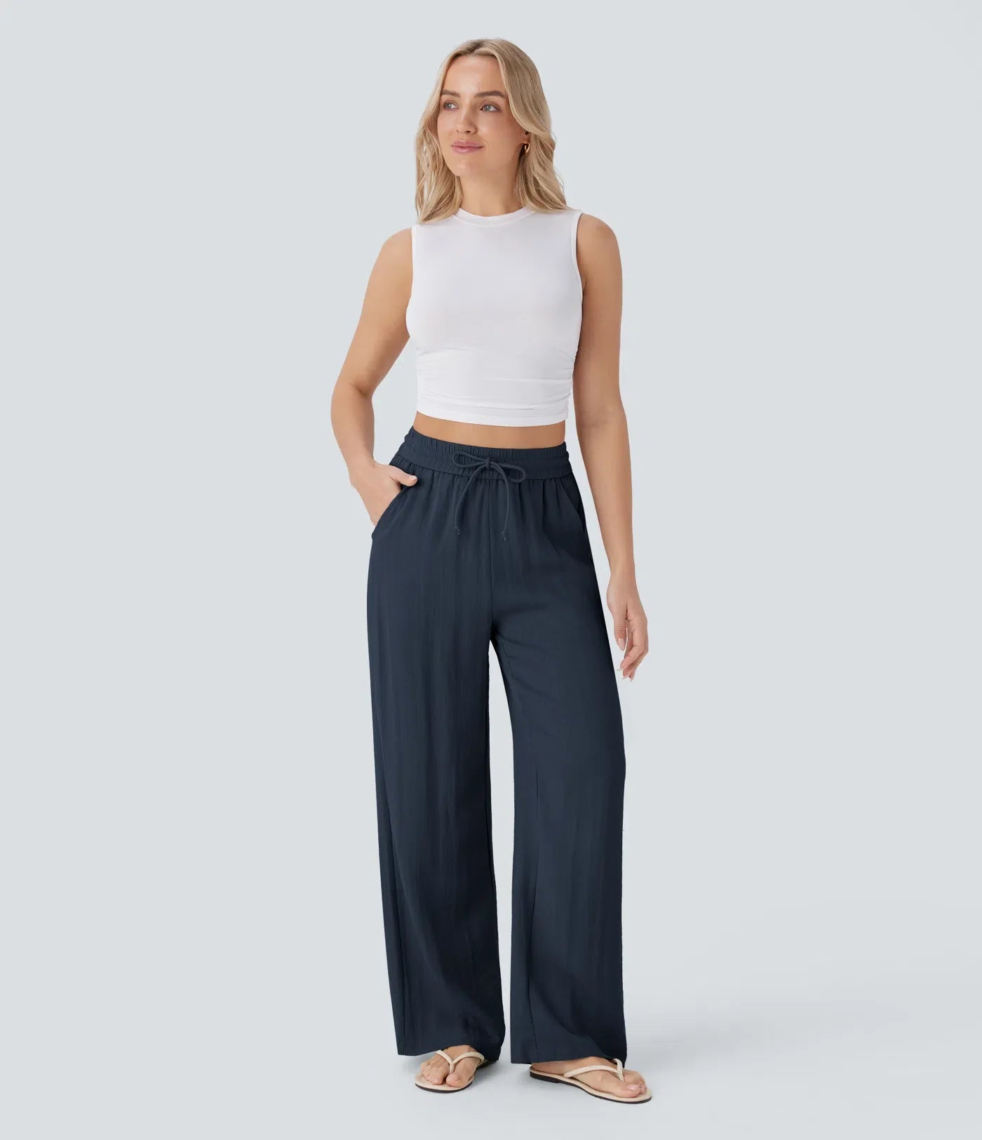Lizaa | Legere & Luftige Leinenhose mit Eleganten Beinen | 50% RABATT - Finezo.de