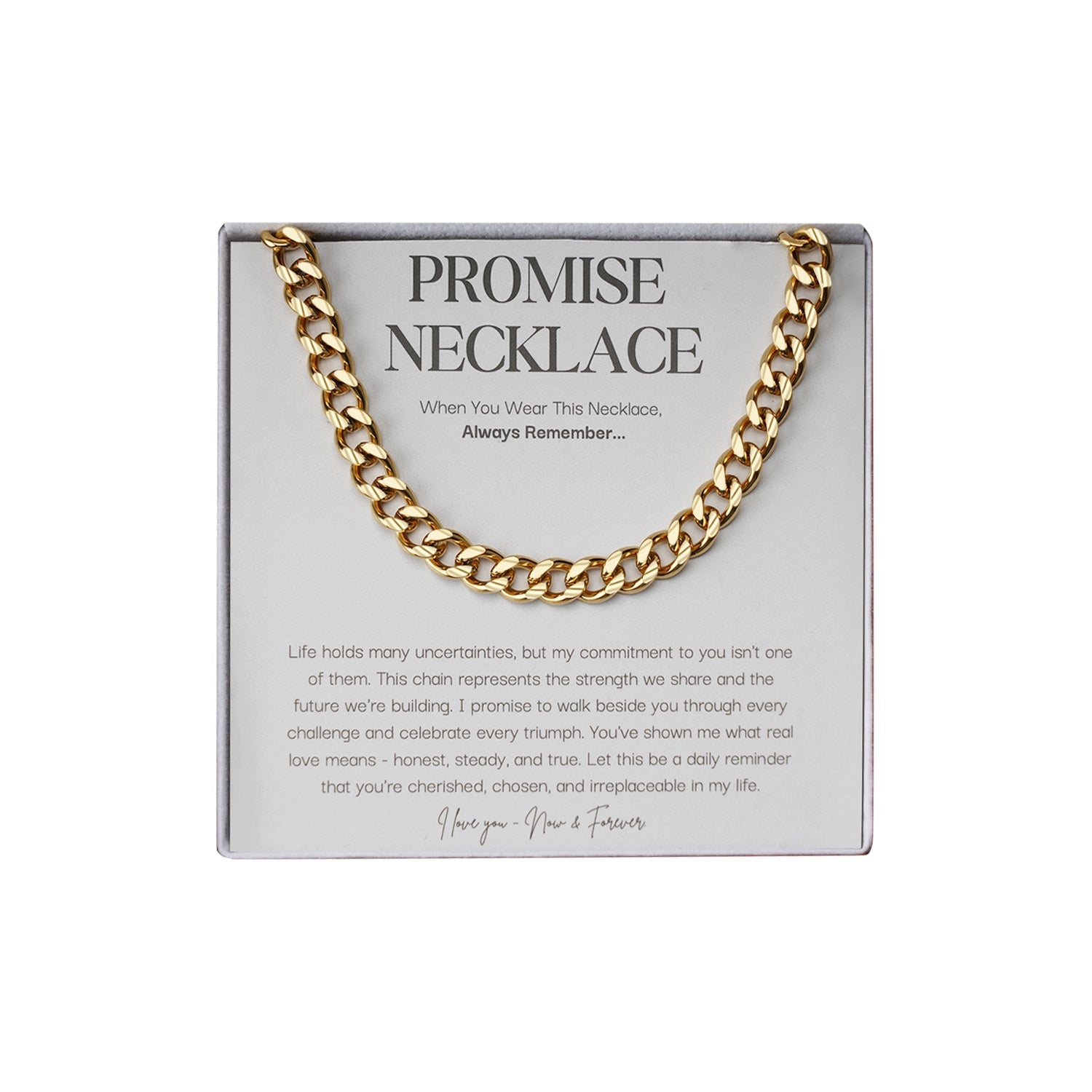 Prom™ | Silberne Versprechen Halskette