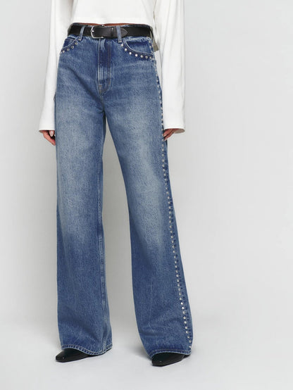 Calima | Weite Hoch taillierte Jeans