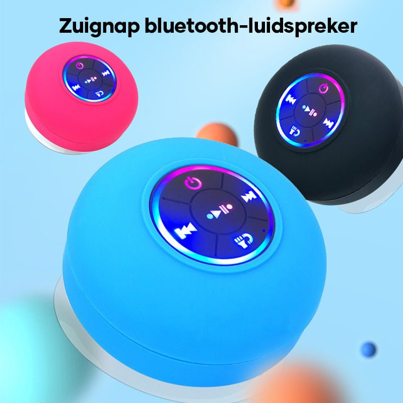 ShowePro™ | Mini Bluetooth - Duschlautsprecher mit LED - Licht - Finezo.de