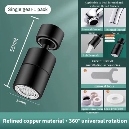 Flextap™ | Küchenwaschtischarmatur universell spritzwassergeschützt Waschartefakt Universalkombination - Finezo.de