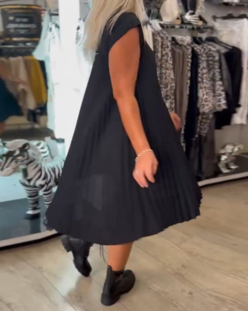 Noami™ | Freizeitkleid mit Rundhalsausschnitt | 50% RABATT - Finezo.de