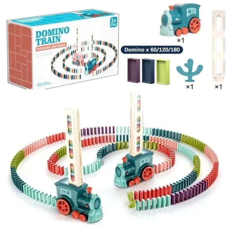 DominoTrain™ | Automatische Domino Legeset | 50% RABATT - Finezo.de