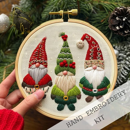 MerryStitch™ | Handgemaakte Weihnachts - Stickset für Anfänger - Finezo.de