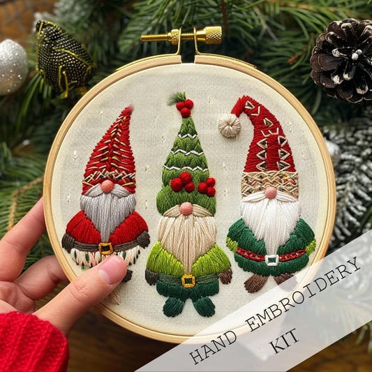 MerryStitch™ | Handgemaakte Weihnachts - Stickset für Anfänger - Finezo.de