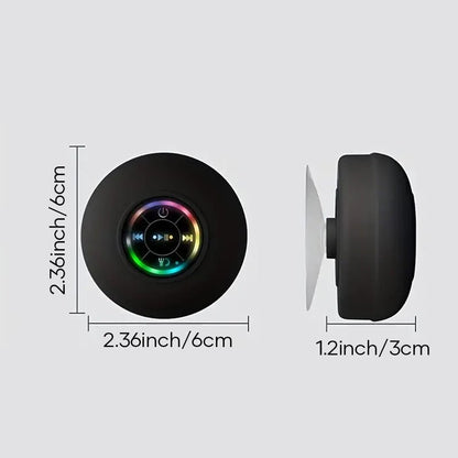 ShowePro™ | Mini Bluetooth - Duschlautsprecher mit LED - Licht - Finezo.de