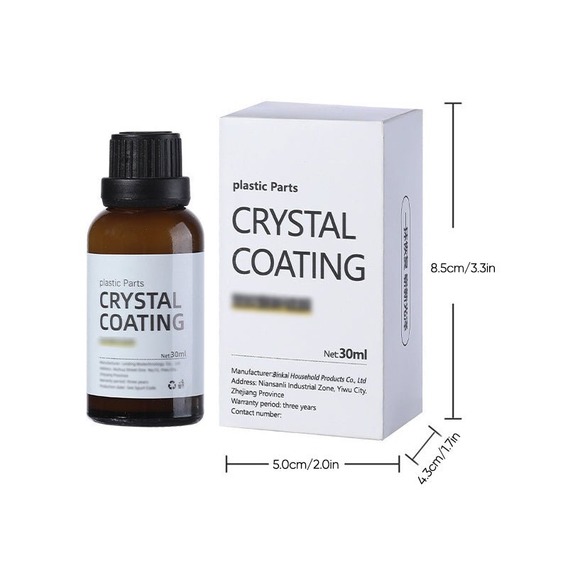 Crystalcoat™ | Beschichtungsmittel für Automobilkunststoffe | 1+2 GRATIS - Finezo.de