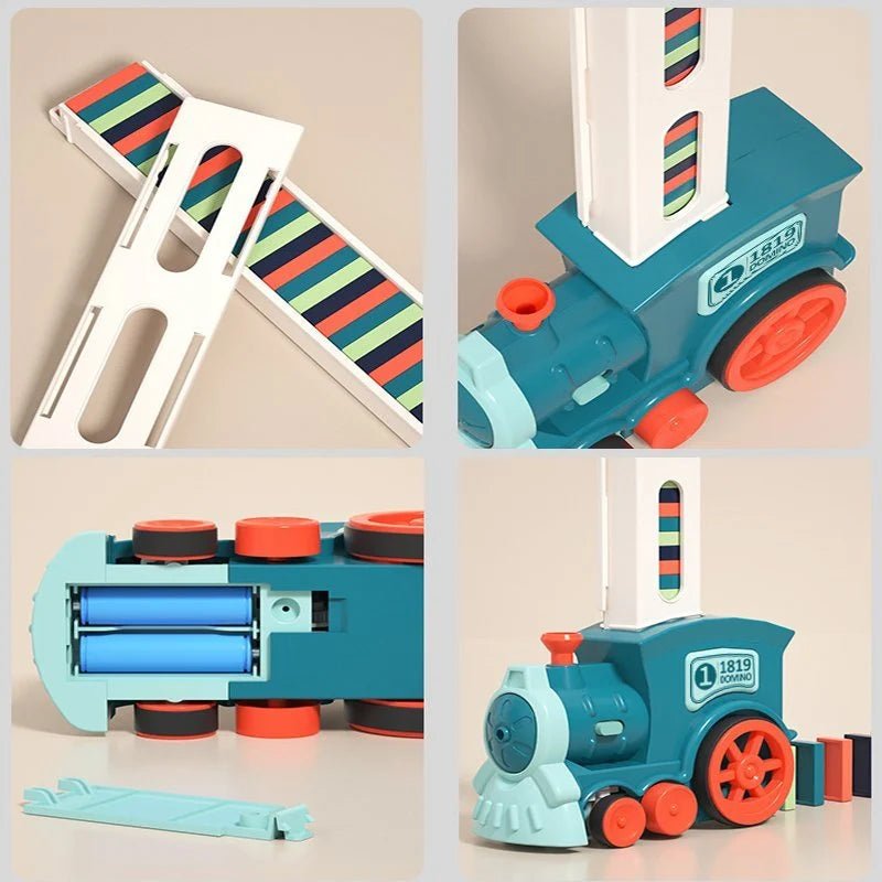 DominoTrain™ | Automatische Domino Legeset | 50% RABATT - Finezo.de