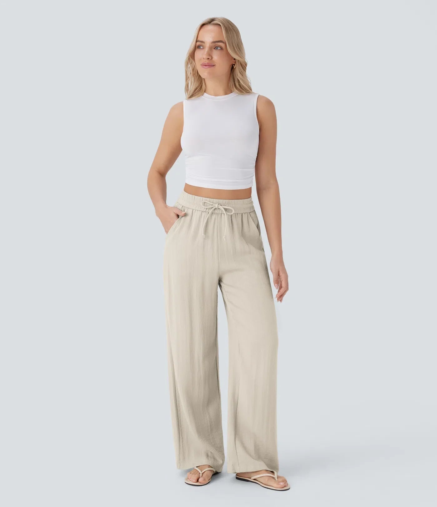 Lizaa | Legere & Luftige Leinenhose mit Eleganten Beinen | 50% RABATT - Finezo.de