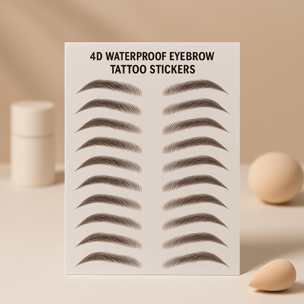 BrowLuxe™ | 4D Waterproof Eyebrow Tattoo Stickers - 1+1 GRATIS - Finezo.de