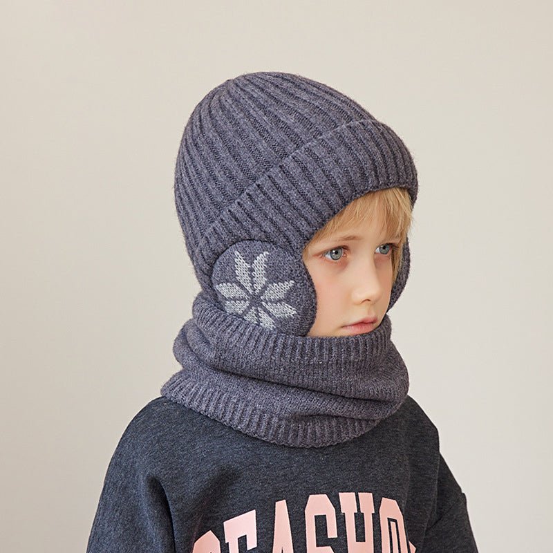 SnugCap™ | Kinderwinterfleece Schalanzug - Finezo.de