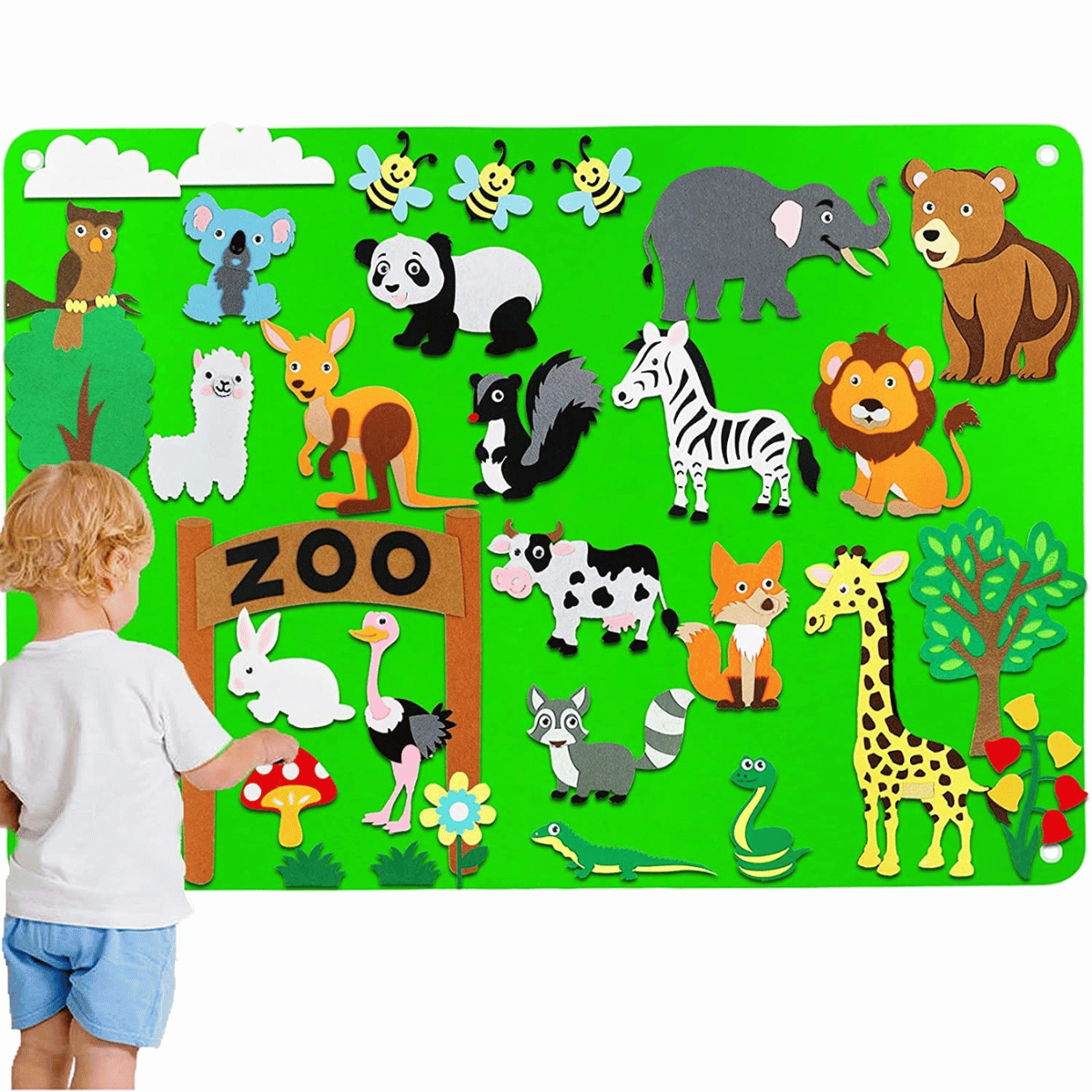 KidBoard™ | Endloses Entdecken und Spielen! - Filzbrett | 50% RABATt - Finezo.de